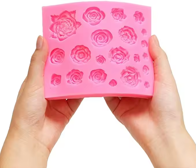 Roses Flower Fondant Mold Candy Silicone Mold for Sugar craft Cake Decoration chocolate mold silicone