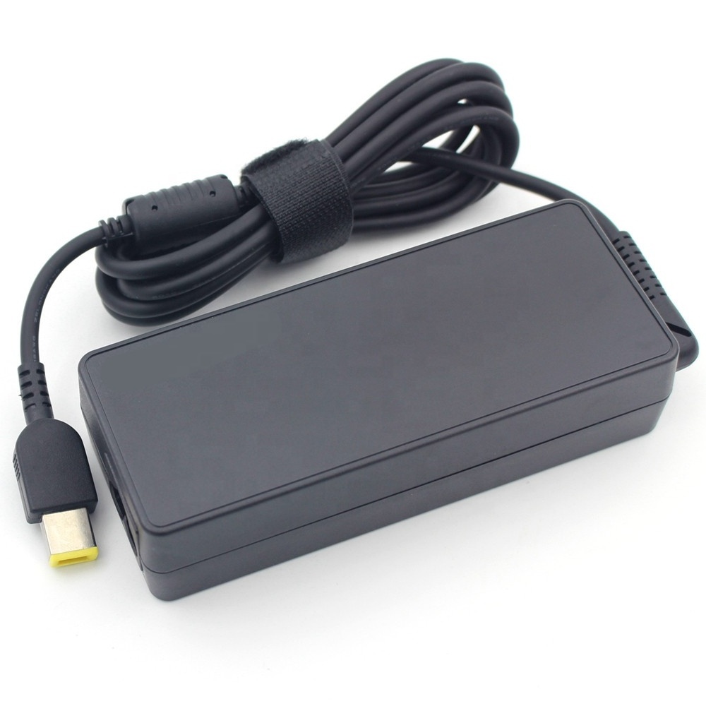 Universal replace 90W 20V 4.5A Laptop Ac adapter for Lenovo Thinkpad factory high quality genuine yellow rectangle