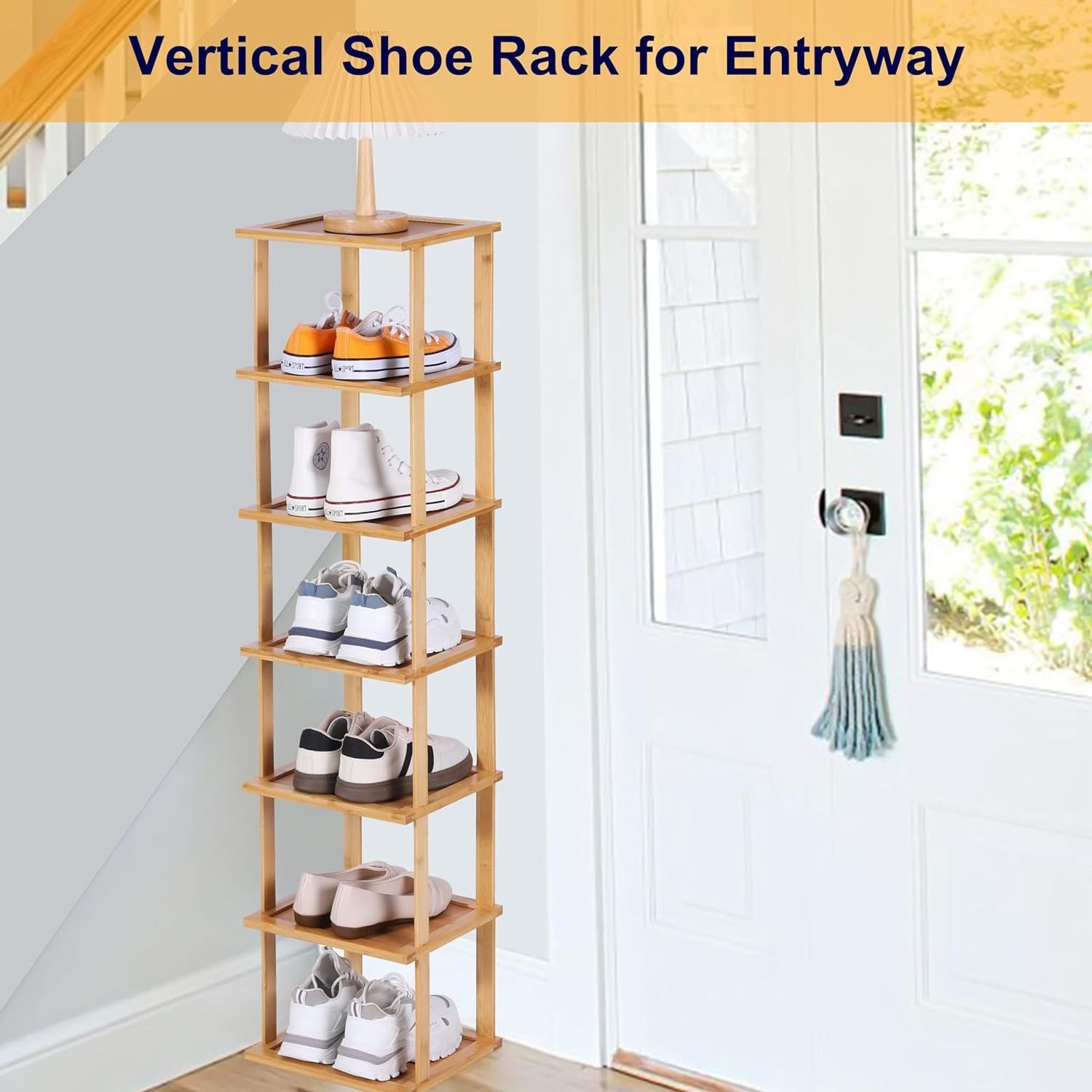 Vertical Shoe Rack for Entryway