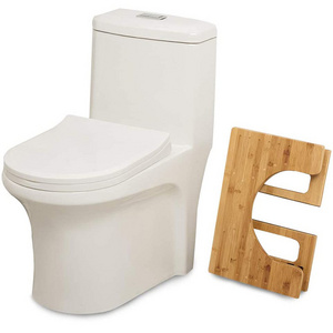 High Quality Wood Step Toilet Stool - Bamboo Toilet Chair for Adults, Kids & Toddlers2021