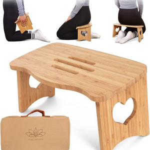 Folding Meditation Bench with Kneeling Meditation Bench Kneeling Stool