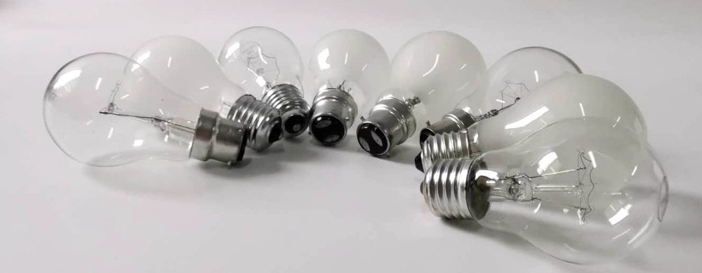 E27  B22 A55 A60 100W 60W frosted and clear incandescent bulb