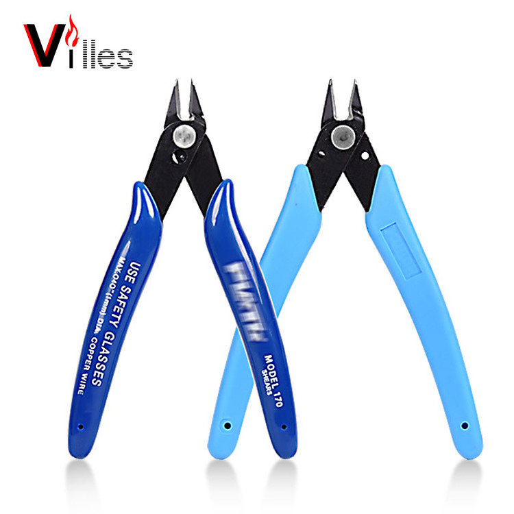 PLATO 170 Hand Tools Electrical Wire Cutters Cutting Pliers Nipper Anti-slip Rubber Mini Diagonal Pliers