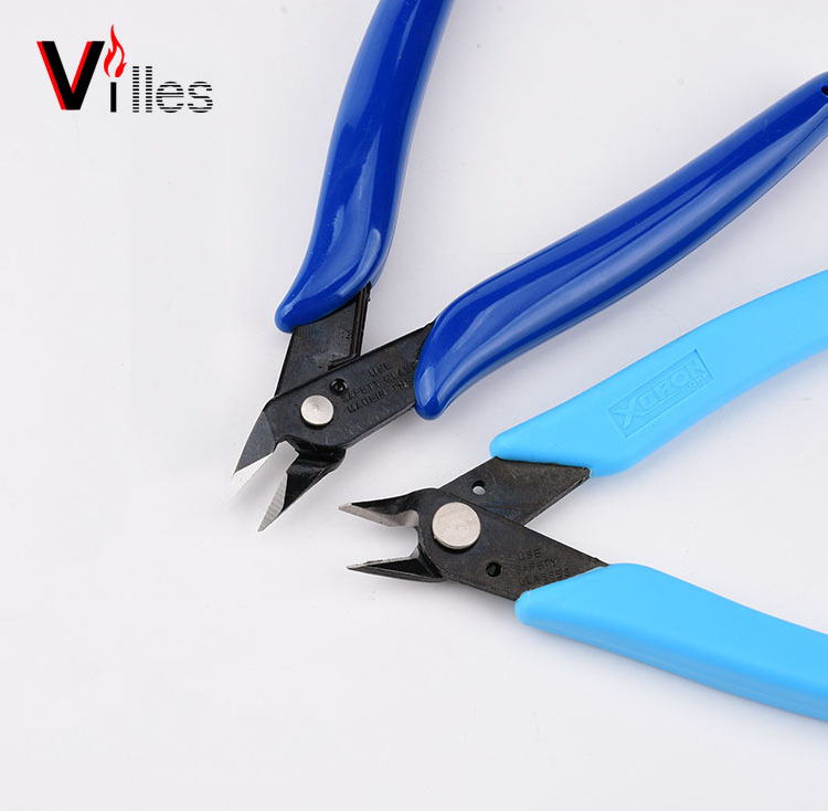 PLATO 170 Hand Tools Electrical Wire Cutters Cutting Pliers Nipper Anti-slip Rubber Mini Diagonal Pliers