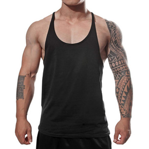 Custom Logo Printed Hot Sale New Arrival Good Quality Men Singlets / Wholesale Prices Plus Size Polyester Men Singlets