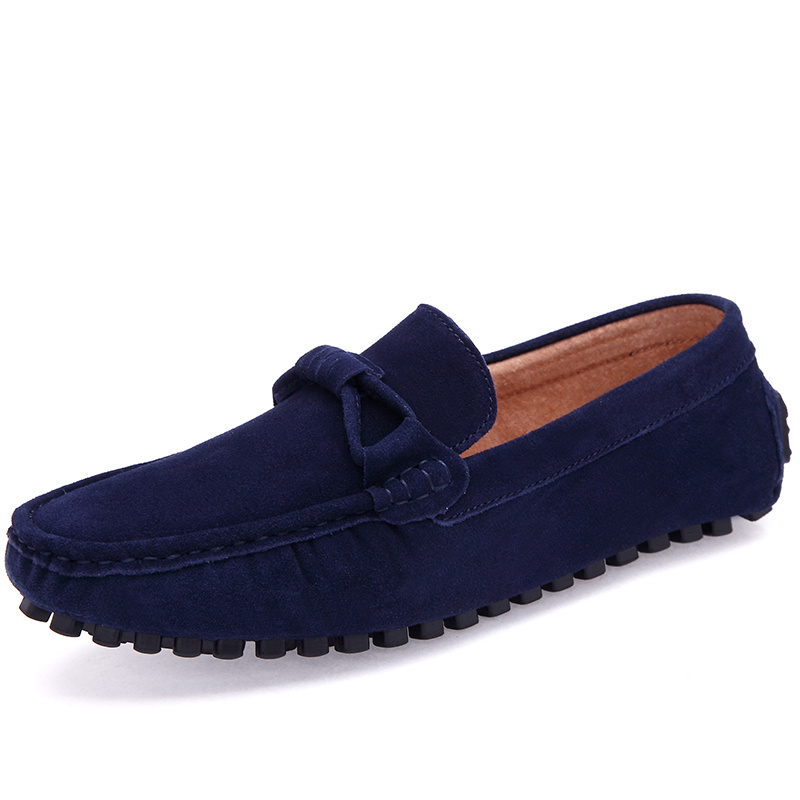 Men Soft Moccasin Driving Loafers Faux suede Leather Boat Shoes casual shoe