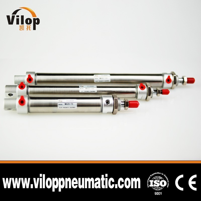 MA/MAC Series Stainless Steel Mini Cylinder Stainless Steel Mini Cylinder MA50-70 MA Round Cylinders