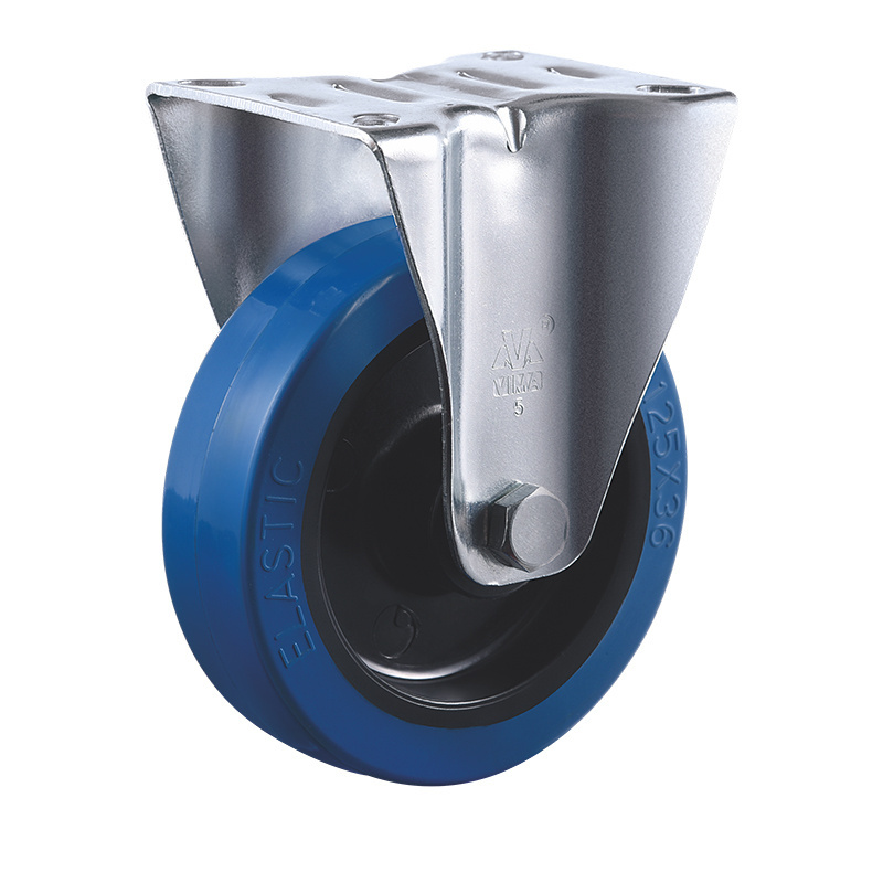 VIMA 3.5 4 5 6.5 8 inches wholesale price Rubber and Metal Swivel Plate Industrial Casters Wheels