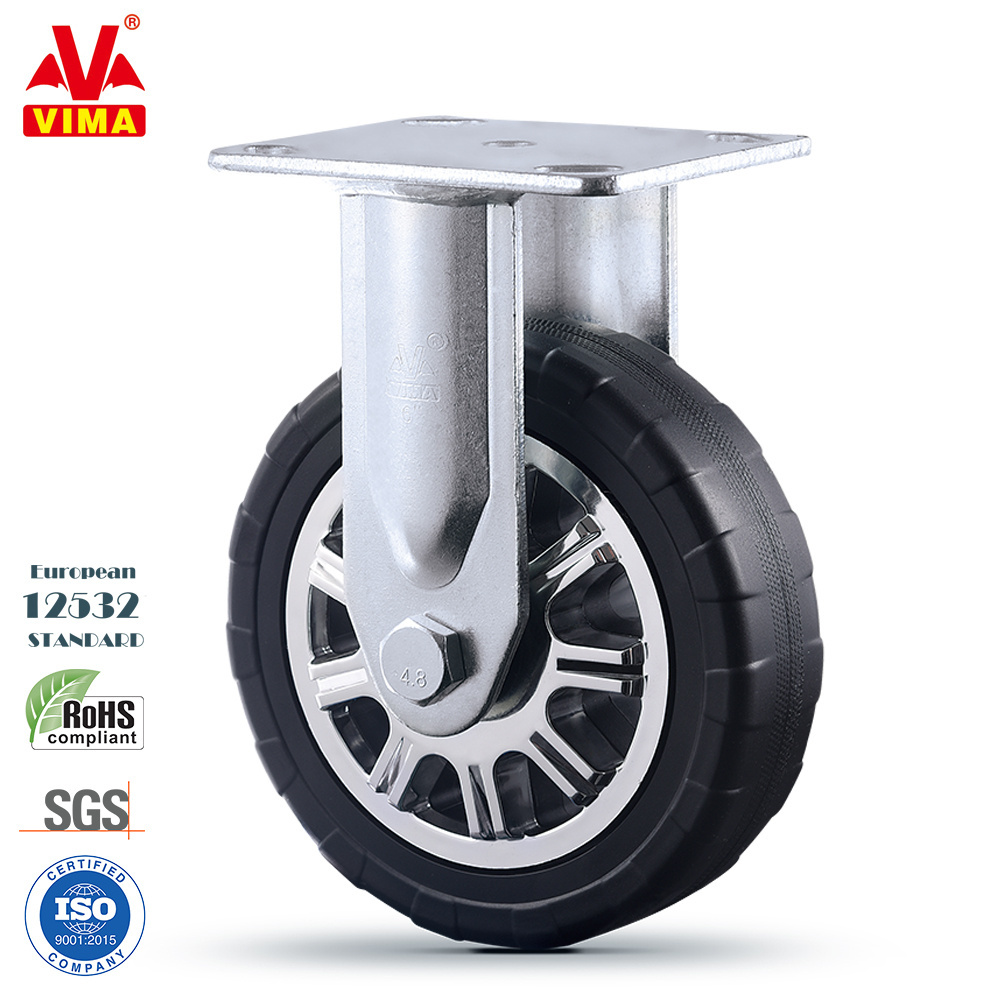 6 Inch Wheels Duty Tool Cabinet and Casters Rolling Cabinet Heavy Duty PU Industrial caster