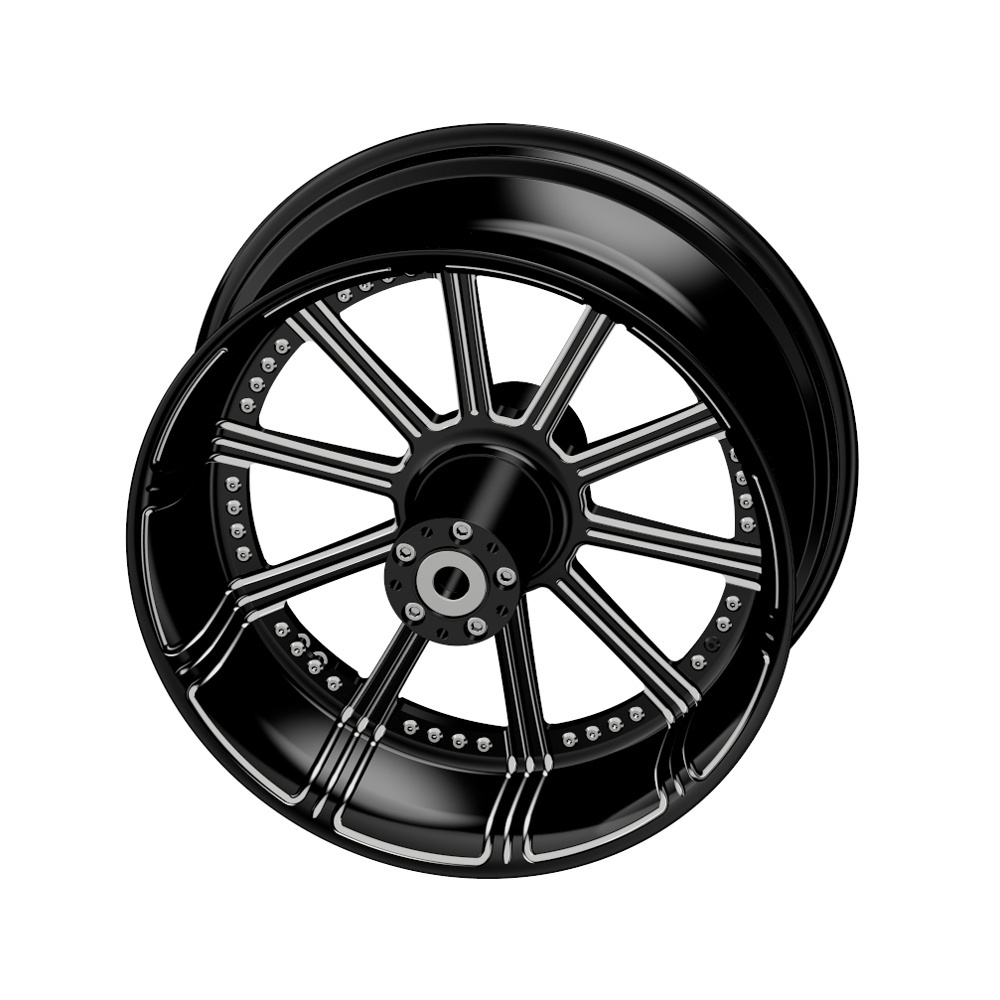 Hot sale motorcycle aluminum alloy wheel scooter rim 8.5*18 inch for Harley Davidson motorcycles after 2008-2019