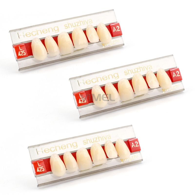 3Set/box Rigid Synthetic Resin Teeth Acrylic Resin For Dentures Synthetic Resin Acrylic Teeth Dental Prosthesis Dental Material