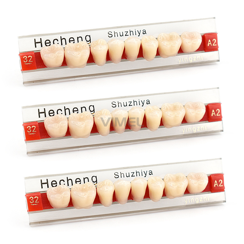 3Set/box Rigid Synthetic Resin Teeth Acrylic Resin For Dentures Synthetic Resin Acrylic Teeth Dental Prosthesis Dental Material