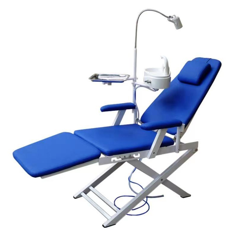 Wholesale Best Used Dental Chair Unit Portable Folding Dentist Chair with Turbine Unit and Air Compressor