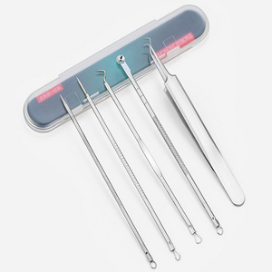 Acne Removal Tool Extractor 5pcs Deep Blackhead Extraction Facial Nose Best Blackhead Remover Tool