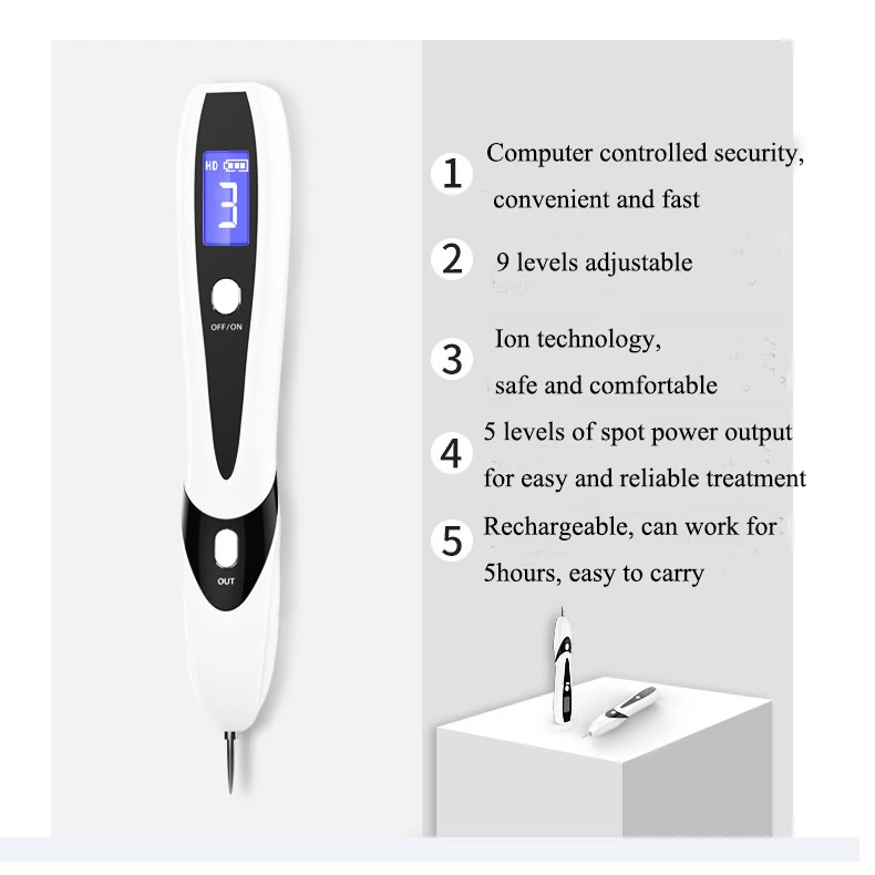 2022 New Design Portable Lazer Beauty Equipment Laser Mole Spot Tattoo Removal Pen Sweep Spot Pen