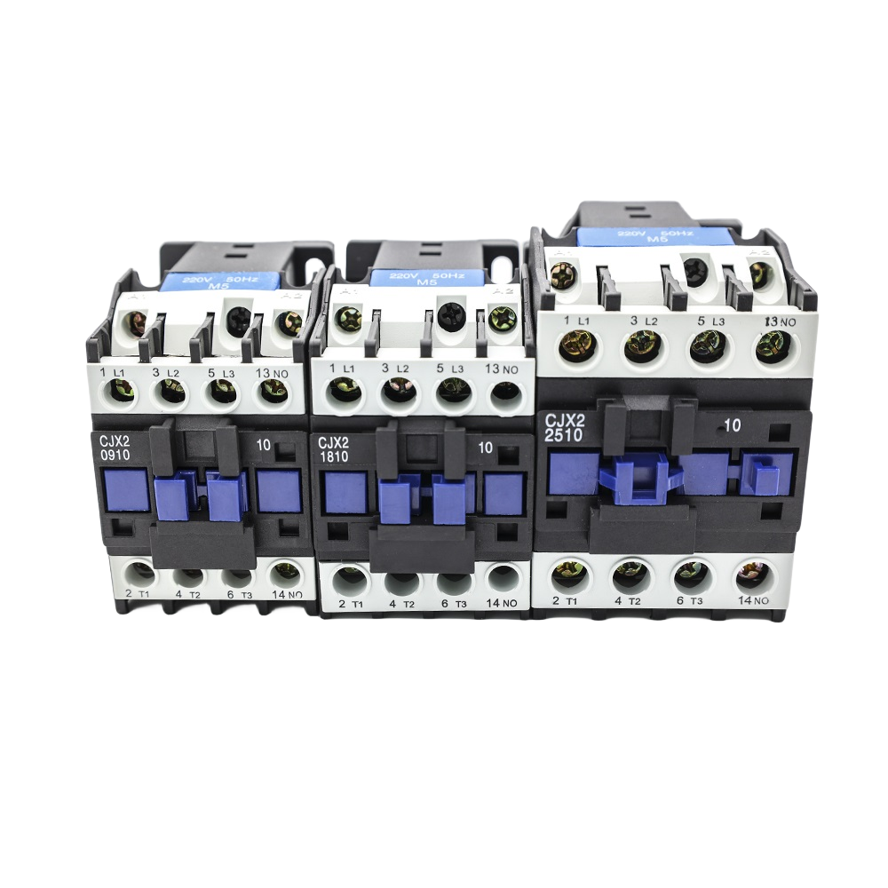 Vinac AC Electric Magnetic CJX2 9A 12A 18A 25A 32A 50A 65A 80A 95A Contactors 220V 380V with  silver electrical contact