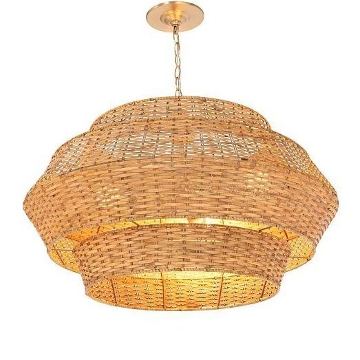 Vietnamese Lantern Bamboo Weaving Lamp Bamboo Art Bamboo Woven Chandelier Led Bedroom Balcony Pendant Light