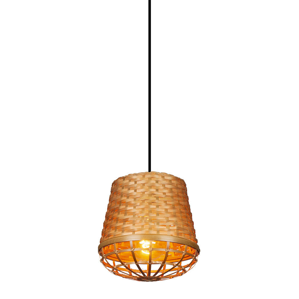 Vietnam Living Room Hanging Lampshade Rattan Pendant Light Covers Handwoven Rattan Lamps Shade