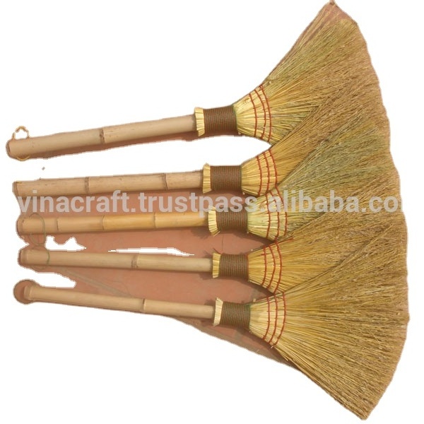 Vietnam grass broom with nice handle