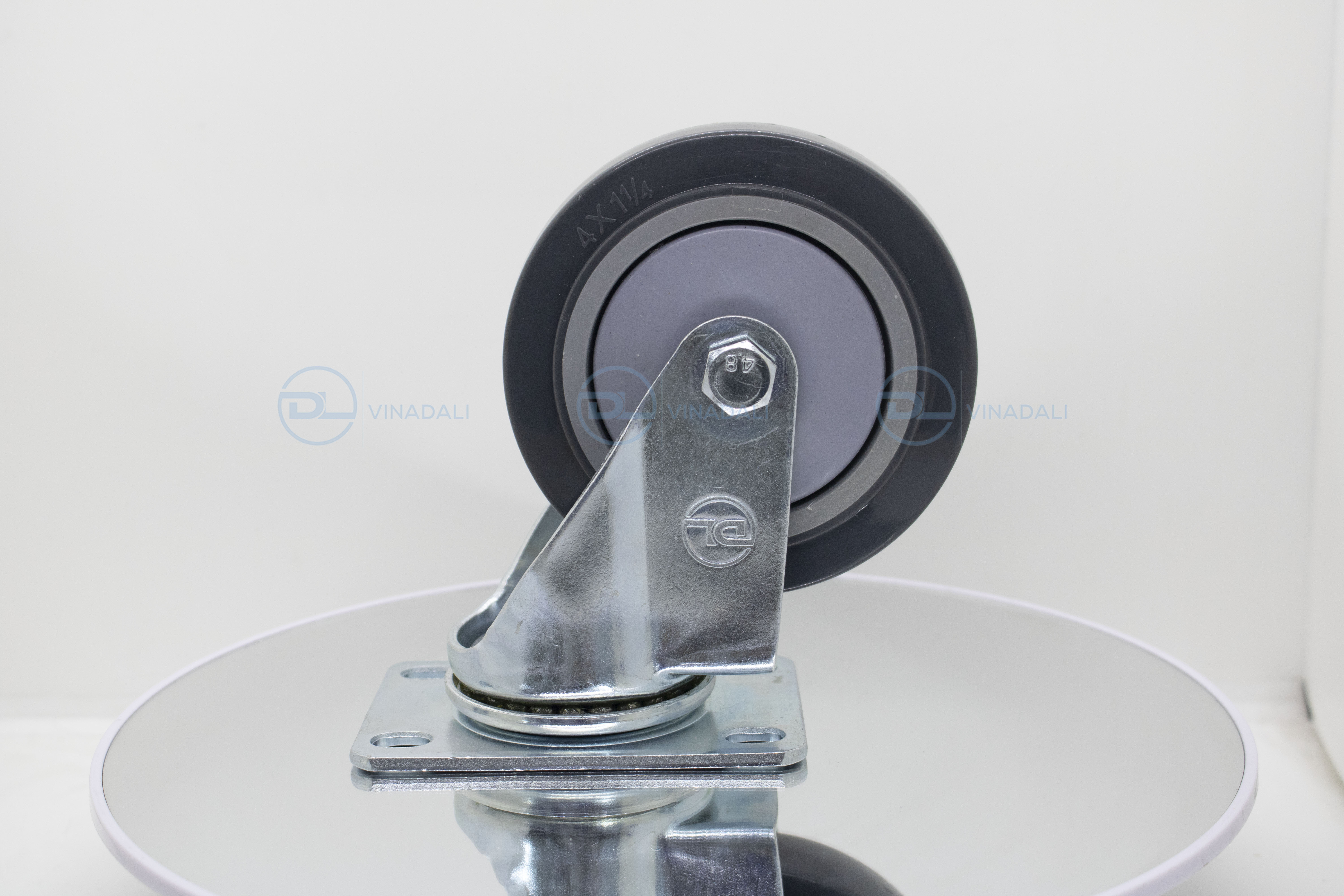 OEM/ODM service Thermoplastic Rubber Caster Thread Stem Swivel caster wheel used to make tool cart