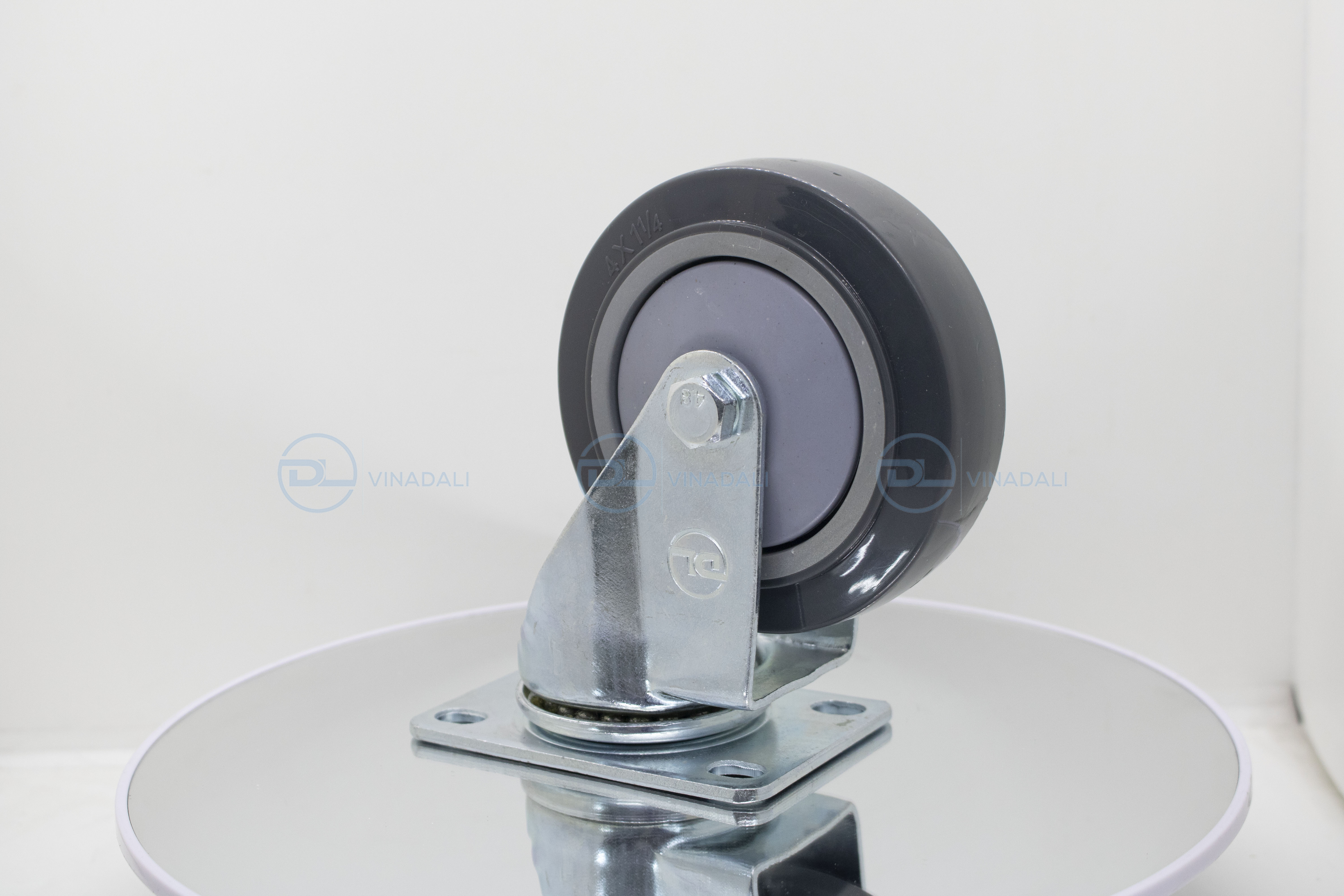 OEM/ODM service Thermoplastic Rubber Caster Thread Stem Swivel caster wheel used to make tool cart