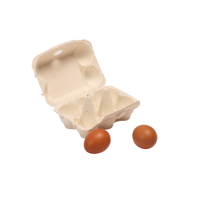 Wholesale For Egg Packaging Pulp Carton 4 Cell Egg Using As Storage Box For Logistic Delivery Paper Egg Tray Price Suppliers