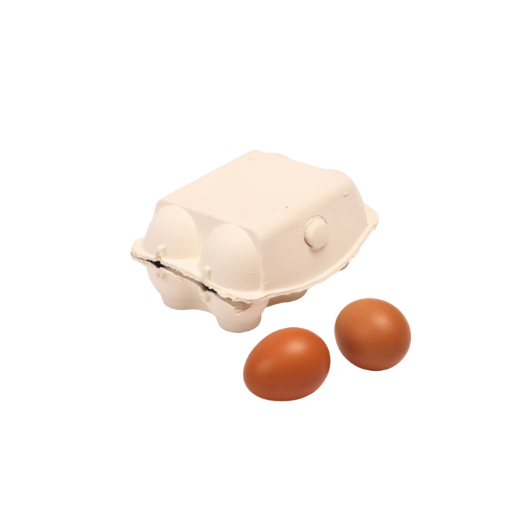 Wholesale For Egg Packaging Pulp Carton 4 Cell Egg Using As Storage Box For Logistic Delivery Paper Egg Tray Price Suppliers