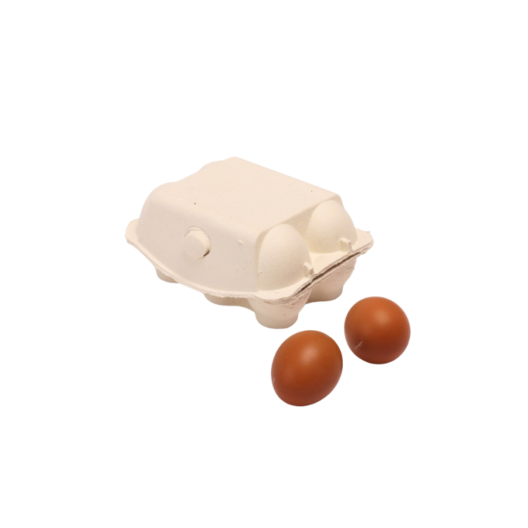 Wholesale For Egg Packaging Pulp Carton 4 Cell Egg Using As Storage Box For Logistic Delivery Paper Egg Tray Price Suppliers