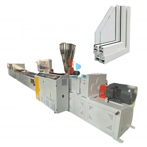 Door and window frame two-color plastic rubber co-extrusion profile extruder production line making machine