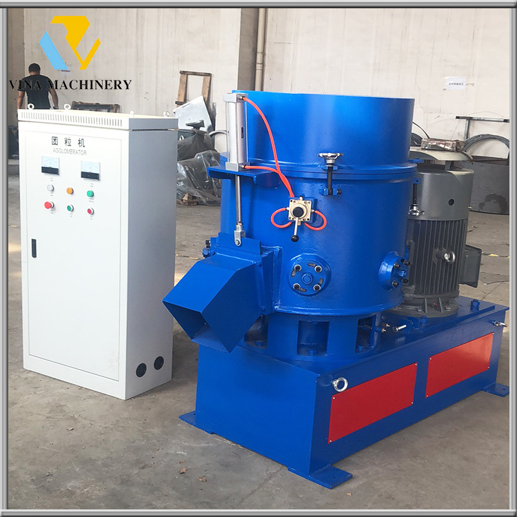 Recycling Waste Plastic Film Agglomerators Machine Price PVC trademark paper compactor agglomerate machine