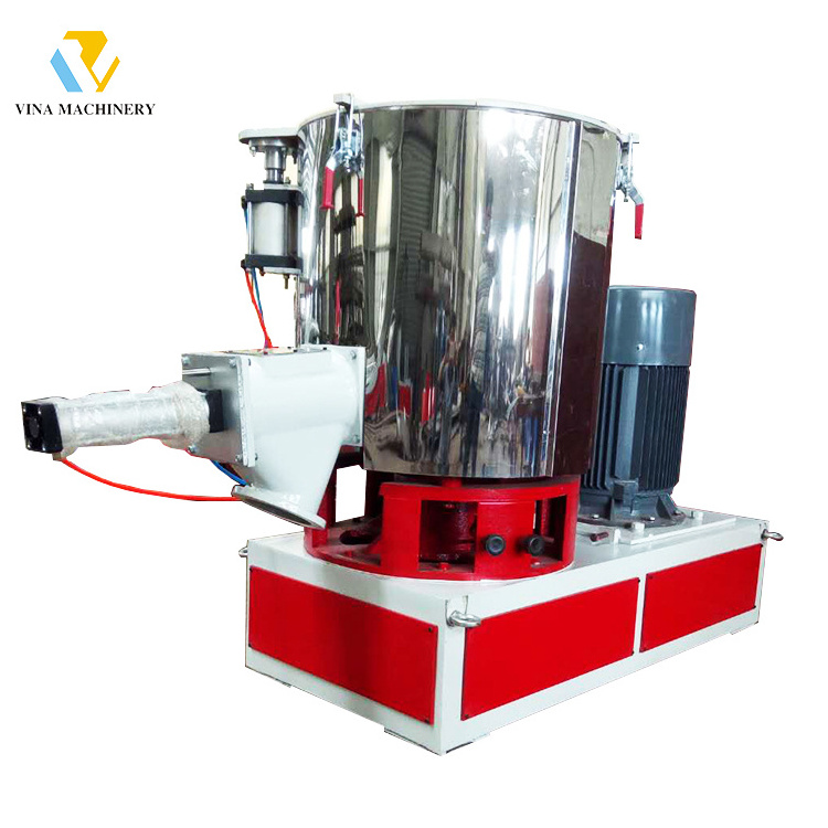 Plastic granules high speed mixing machine pvc mix machine plastic powder hot mixer