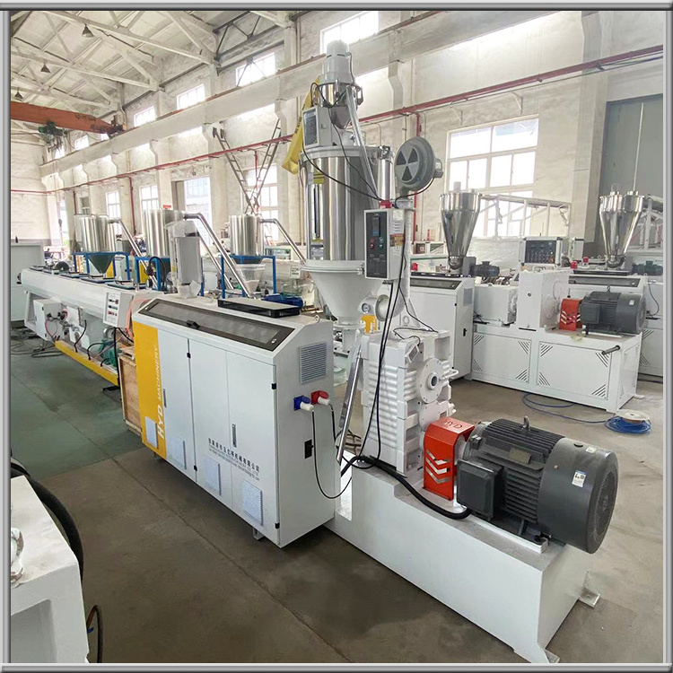 20-63mm PPR HDPE pipe three layer co-extrusion production line/plastic tube making machine