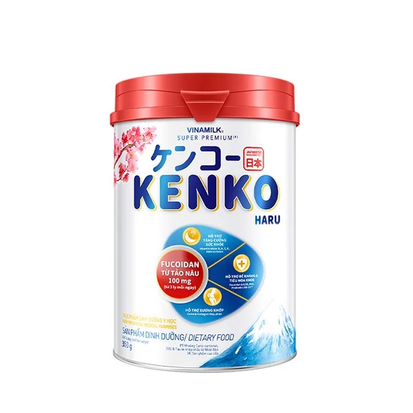 Vinamilk Kenko Haru - Milk powder with Japanese nutrients for adults - Competitive price - 850g x 12 tins/carton