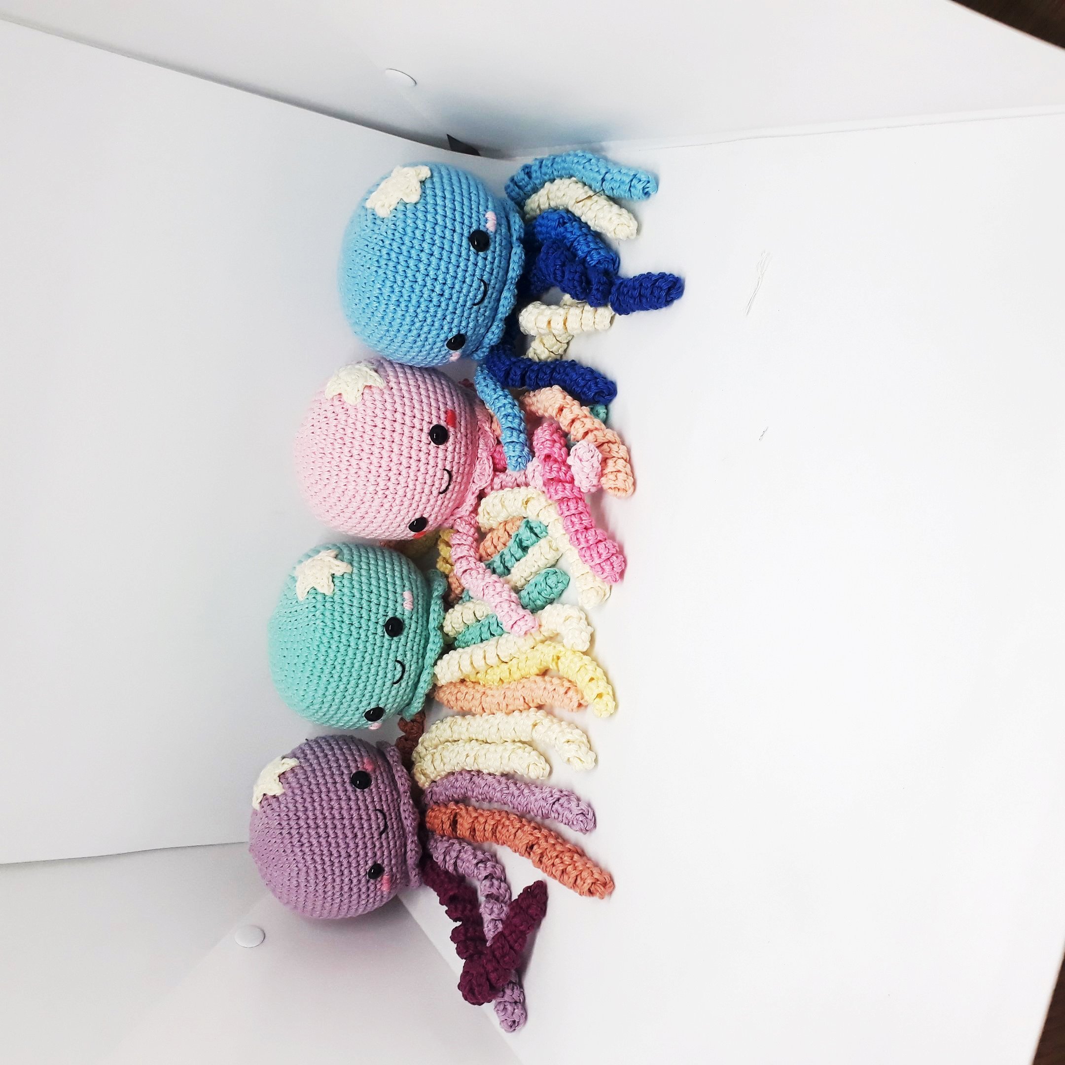 Baby Kid Toys Octopus Amigurumi Teddy Panda Bear Bunny Rabbit amigurumi Cat Gift Crochet Handmade Toys