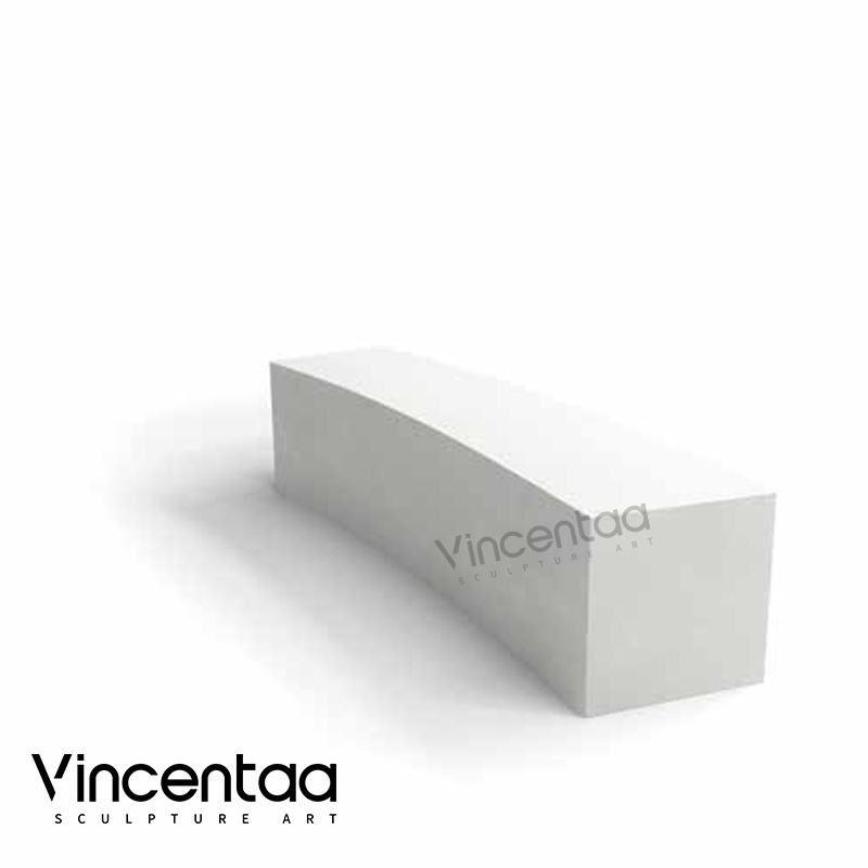 Modern Garden Bench GRC Marble Bench Outdoor Bench