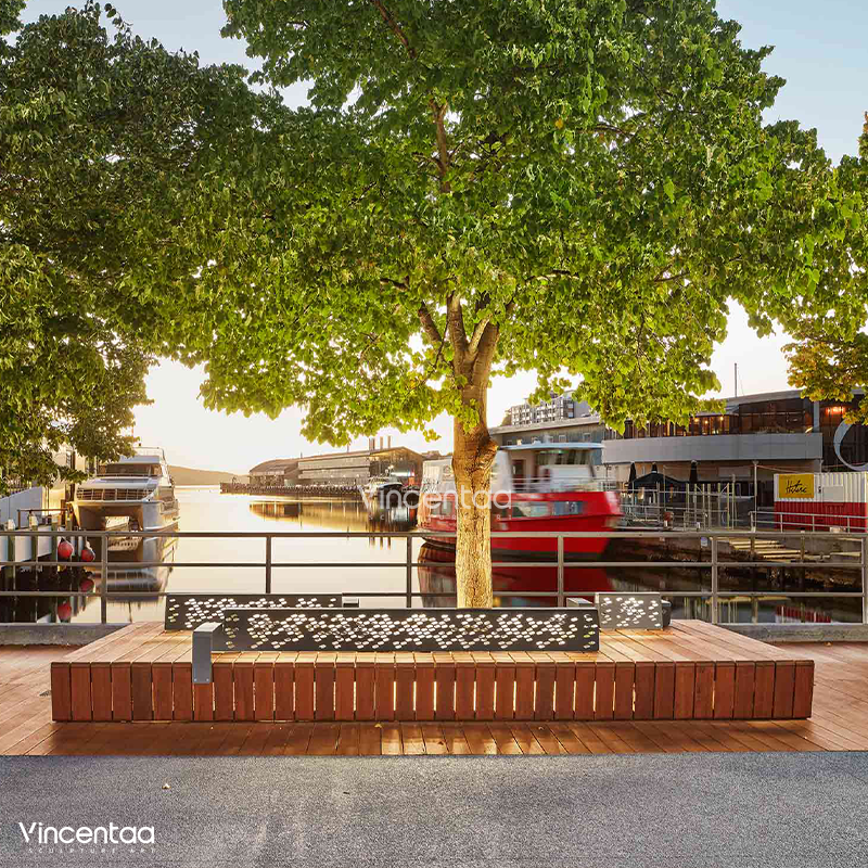 Vincentaa Outdoor Park Benches Are Used To Sell Custom Metal Outdoor Benches