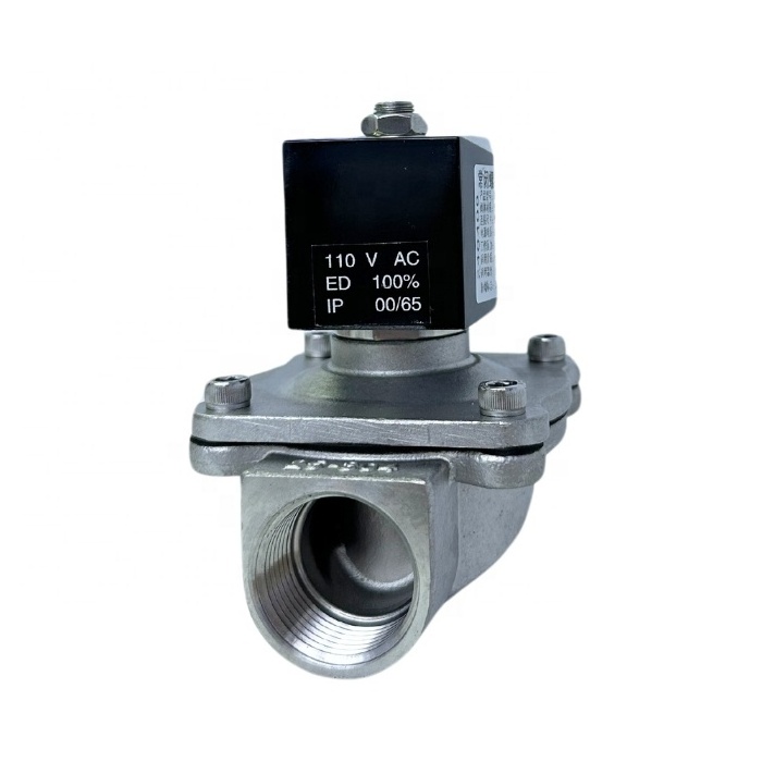 VINCER 2in Thread Stainless steel  direct acting normally close explosion proof gas water oil solenoid valve