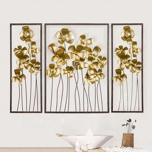 3d Metal Flower Wall Art Stickers Hangings Wedding Home Decor