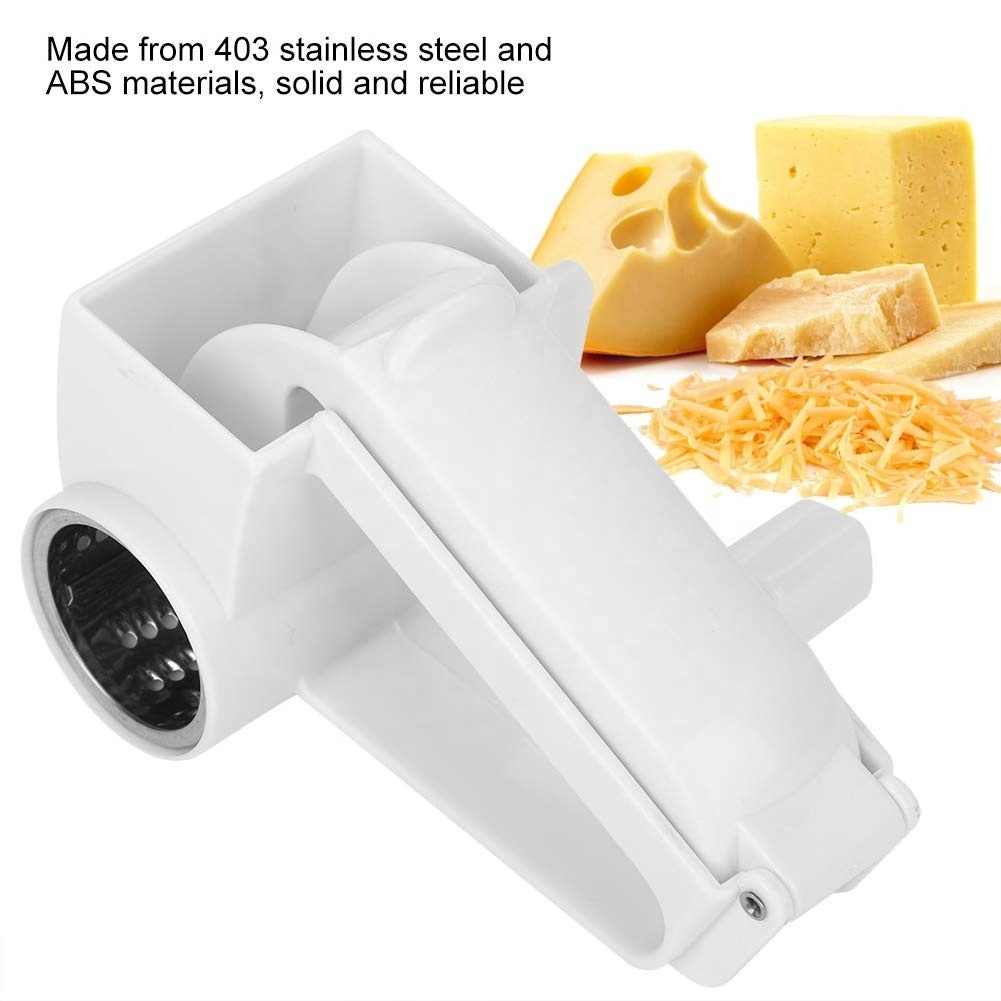 Hot Selling Existing Professional Multi Purpose White Manual PS Rotary Cheese Grater