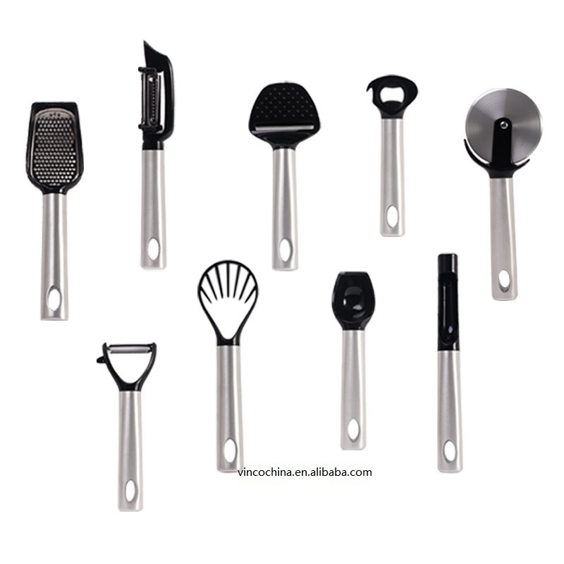 2024 New Wholesale kitchen accessories 9pcs stainless steel kitchen gadgets set kitchen gadget set