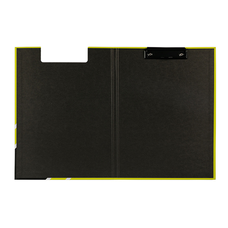 Custom A4/Letter Size PP Plastic Metal Document Storage Double-side Clip Board Foldable Folder Clipboard