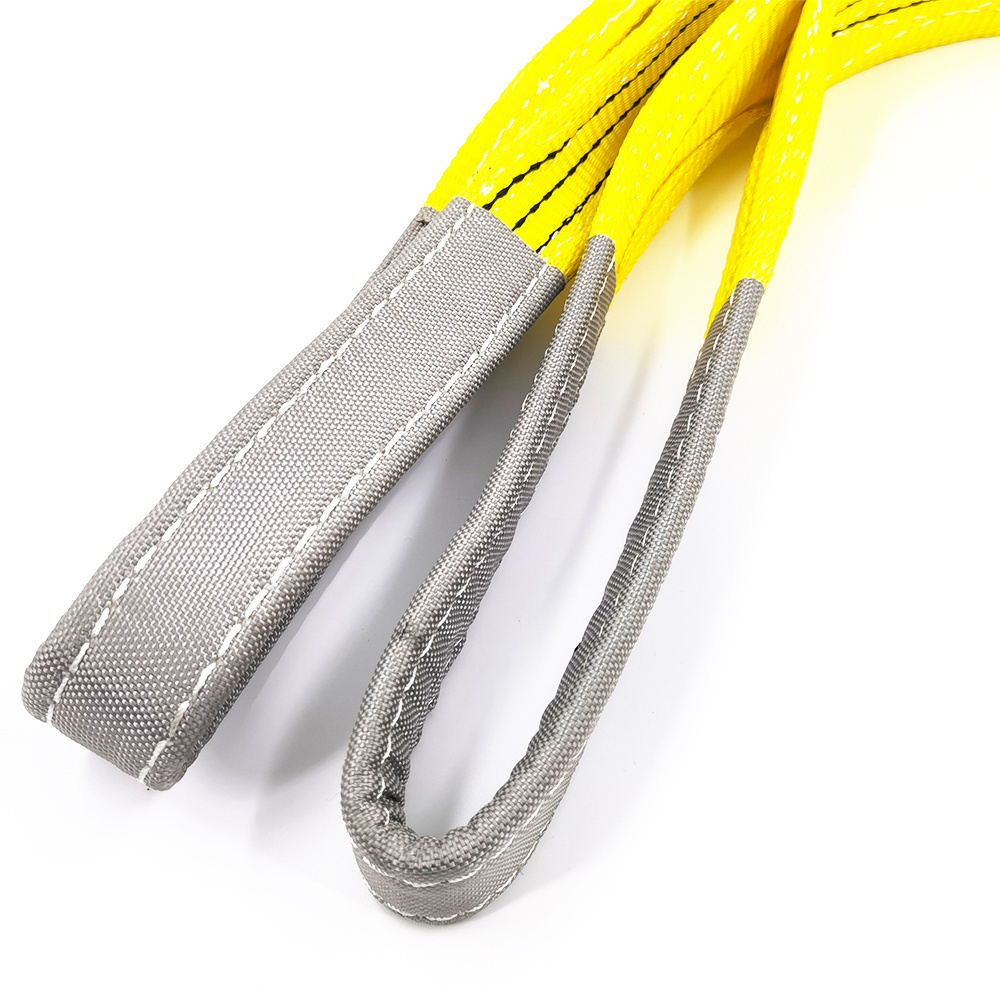 VINEET Industrial belt 3 tons yellow flat custom polyester crane lifting sling flat webbing sling