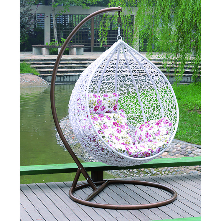 Outdoor Luxury Swing Chair Hanging Inside Rattan Furniture Egg Balcony Double Garden Without Stand Natural Basket Single