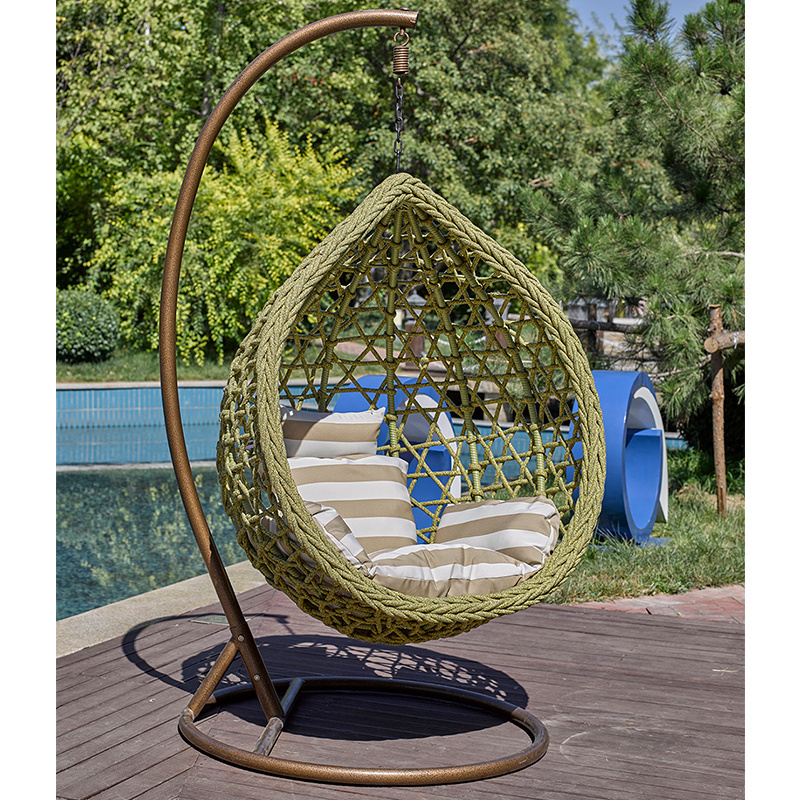 Egg Chair White And Gold Wholesale Hanging Chairs Swinging For Adult Minimalistic Swing Pork Hammock Doubles Baskets