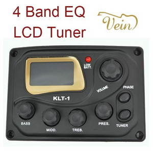 EQ 4 BAND acoustic guitar pickup with LCD tuner, preamp, electric acoustic wholesale