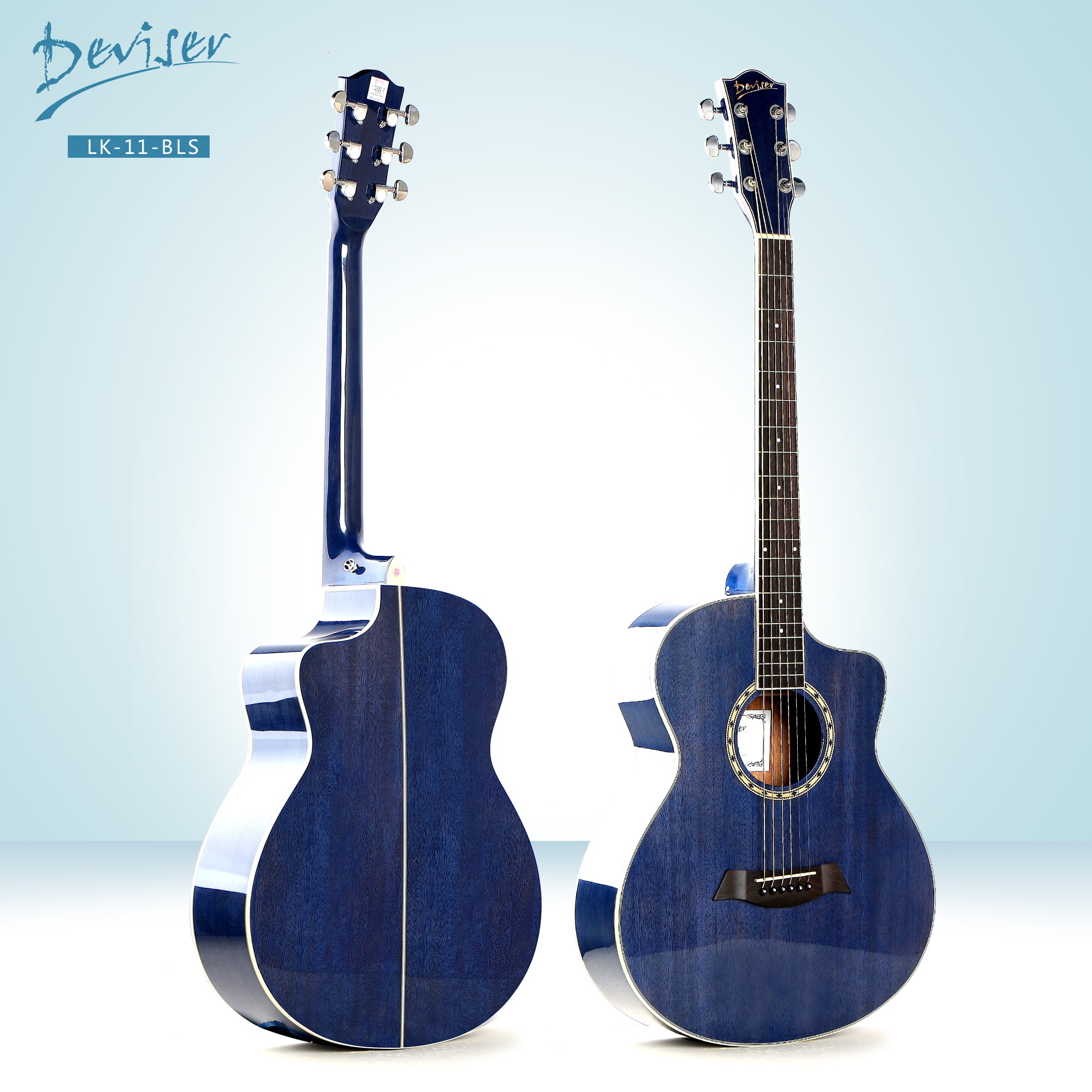 Chinese colorful acoustic wholesale deviser guitars for sale