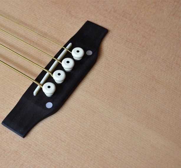 China wholesale factory price OEM High quality wood 4 string electric acoustic bass guitar