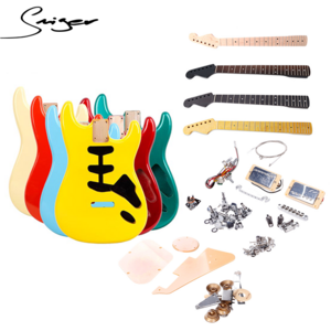 Wholesale ST/TL alder electric guitar body guitar neck with DIY guitar kit