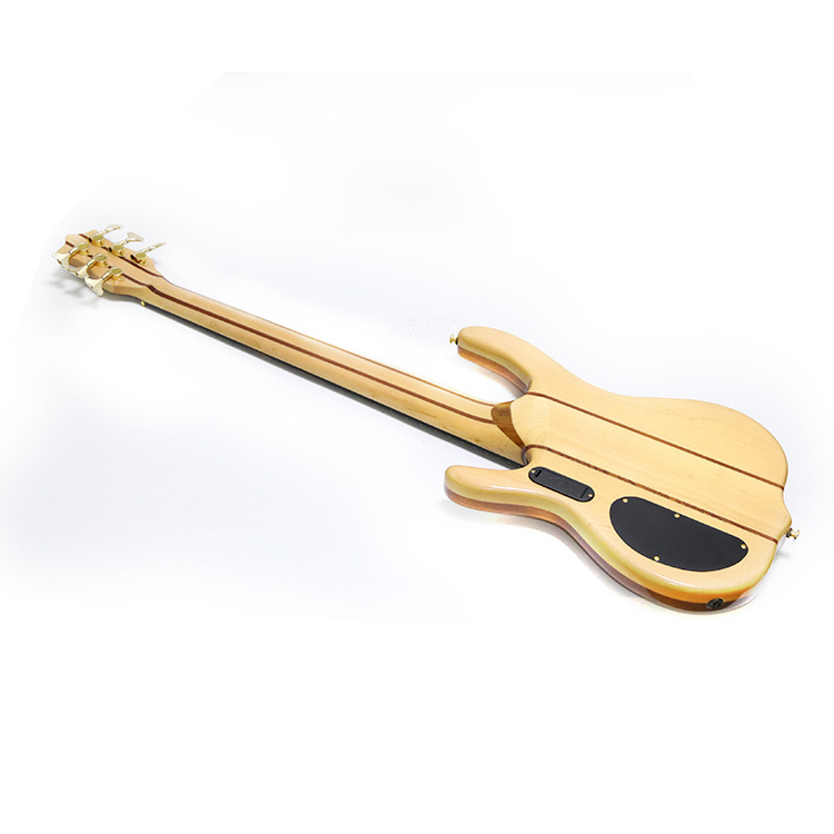 oem wholesale price chinese neck through body korea 6 strings professional electric bass guitar