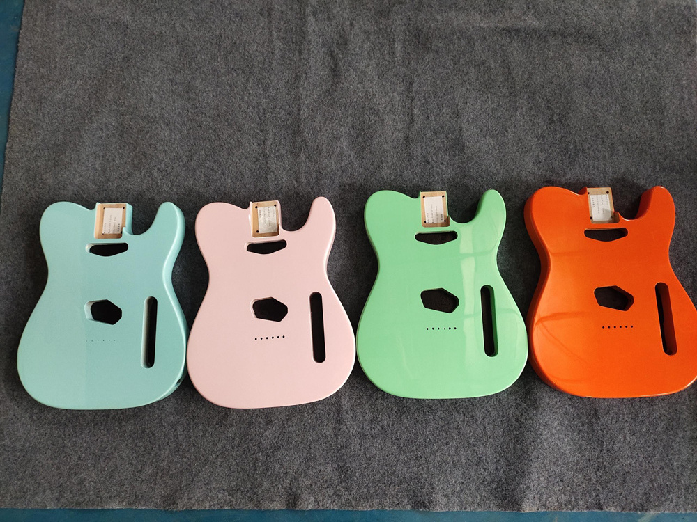 Wholesale upgrade alder finished electric guitar body with DIY kit custom blank TL electric guitar body